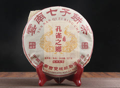 Menghai Peacock Hometown Pu'er Pu-erh Tea Ripe Puer Cake Shu 357g