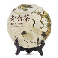 HelloYoung Fujian White Tea ShuangHe Old Bai Cha Tea Cake 300g