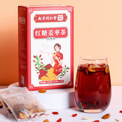 同仁堂六合乾坤红糖姜枣茶养生茶 原料装姜枣茶180g TongRenTang Brown Sugar Ginger Jujube Tea Health tea