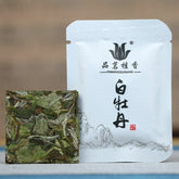 HelloYoung Chinese Fuding White Tea White Peony Bai Mu Dan Biscuit Small Square Brick 100g