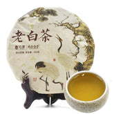 HelloYoung Shuanghe CHinese White Tea Old Bai Cha Tea Leaf Cake 300g
