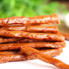 120g/bags XiangSiJuan Spicy strips Spicy bean tendon strips 老式豆筋条 豆皮卷辣条