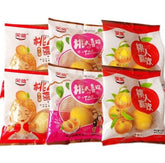 30g * 5 Pack Chinese Snack Sour, Sweet, Crispy Peach, Honey Peach