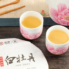 HelloYoung China Tea Organic Fuding Supreme Bai Mu Dan White Peony Cake White Tea 330g