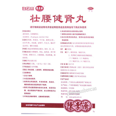 白云山陈李济壮腰健肾丸 Baiyunshan Chenliji Zhuangyao Jianshen Wan