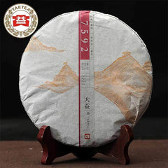 100% Authentic Top TAETEA Pu'er 7592 Shu Puerh Cake Ripe Puer Tea 357 g