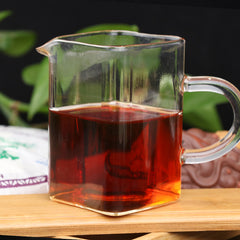 Langhe Pu'er Ripe Tea High Mountain Premium Palace Golden Bud Cake 357g