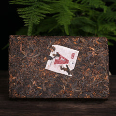 Bajiaoting Classic A Brick Pu'er Tea Cooked Tea Menghai Arbor Puer 250g