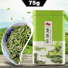 HelloYoung Xihu LongJing Green Tea Box Tea Fresh Dragon Well Long Jing Green Tea 75g