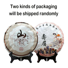 HelloYoung China Shou Mei Bai Cha Tea Leaf Cake Fujian Old Tree Fuding White Tea 340g