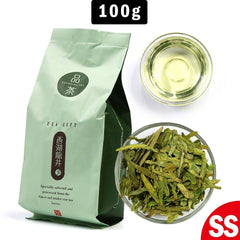 HelloYoung Chinese Green Tea Dragon Well Lung Ching Tea Xihu Long Jing Longjing 100g