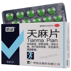 Nuojin Tianma Pian 诺金天麻片