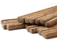 10 Pairs Natural Wenge Wood Chopsticks Chinese Kitchen Tools 中国天然鸡翅木筷子