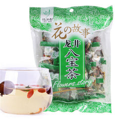 HelloYoung 120g Chinese Red Date Longan Long Jing Tea Eight Treasure Tea Ba Bao Cha Herbal