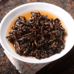 Haiwan Tea Menghai Old Tree Tea Brick Ripe Pu-erh Pu Er Tea 500g Box