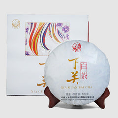 HelloYoung 320g Box XIA GUAN BAI CHA Dali White Tea Cake Tea Jinggu Moonlight Pu'er