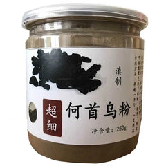 HelloYoung He Shou Wu Wild Powdered Yunnan Fo-ti Prepared Polygonum Multiflorum 250g