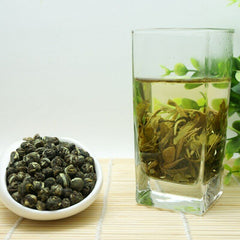 HelloYoung 250g Jasmine Dragon Pearl Natural Fresh Green Tea Jasmine Pearls Metal Can