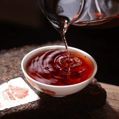 Haiwan Tea Menghai Old Tree Tea Brick Ripe Pu-erh Pu Er Tea 500g Box