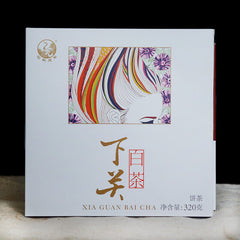 HelloYoung 320g Box XIA GUAN BAI CHA Dali White Tea Cake Tea Jinggu Moonlight Pu'er