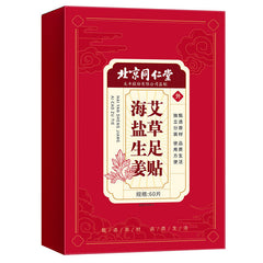 TongRenTang Sea Salt Ginger and Mugwort Foot Patch 同仁堂海盐生姜艾草足贴60贴/盒 老北京足底贴 NEW