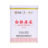 HelloYoung CHINATEA Fujian White Tea Bai Mu Dan Pai Mu Tan Tea White Peony Tea 100g Tin