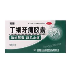 Taikang Dingxi Yatong Jiaonang 泰康丁细牙痛胶囊