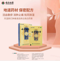 云南白药膏活血散瘀消肿止痛膏跌打损伤风湿疼痛贴15片/盒YunNanBaiYao Gao Huo Xue San Yu Xiao Zhong Zhi Tong