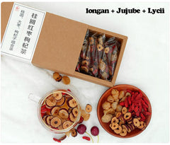HelloYoung Tea Drink Dried Assorted Herbal Tea A Mixed Longan+Jujube+Lycii Herbal Tea Bags