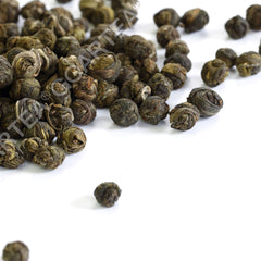 HelloYoung HELLOYOUNG 60Pcs*8g Premium Jasmine Dragon Pearl Loose Green Tea Hand Roll