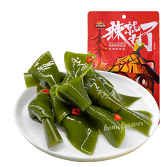 Chinese Spicy Snacks Party Food 100g x 3 三只松鼠香辣海带结 Three Squirrels Seaweed Knots