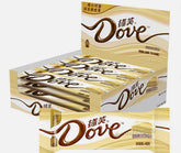 Dove White Chocolate with Milk Flavor Gifts 43g x 12 Bars德芙奶香白巧克力情人节礼物