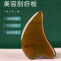 派朗天然牛角刮痧板面部美容器全身通 Pai Lang Tian Ran Niu Jiao Gua Sha Ban Mian Bu Mei Rong Qi