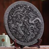 HelloYoung Wuyi Oolong Tea & Big Red Robe Tea Dragon Phenix Da Hong Pao Tea Cake 500g