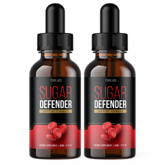 (2 Pack) Sugar Defender,Blood Sugar Support Supplement Sugar Defender (4oz)