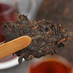 357g Top Premium Menghai Scent of Time Ripe Puer Tea Golden Bud Shu Puerh Tea