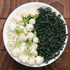 HelloYoung /Jasmine Green Tea Loose Leaf Jaszmine with Piluochun for Beauty 125g