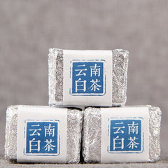 HelloYoung 4 Pieces*5g/bag 100g Chinese White Tea Mini Yunnan Bai Cha Tea Small Cake