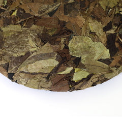 HelloYoung Year 300g Fuding Remote Mountain Wild Spring Leaf Slice Aged Cake White Tea