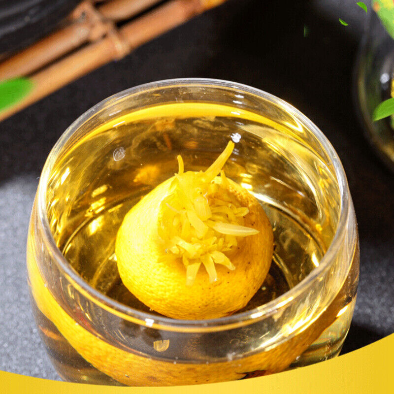 HelloYoung Dianhong Herbal Black Tea lemon Chrysanthemum Tea 200g小柠檬菊花茶 金丝皇菊柠檬 红茶古树滇红花草茶徽锄头