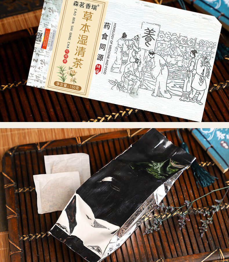 Herbal Wet Cleansing Tea Job’s Tears Red Bean Tea for Detox and Health