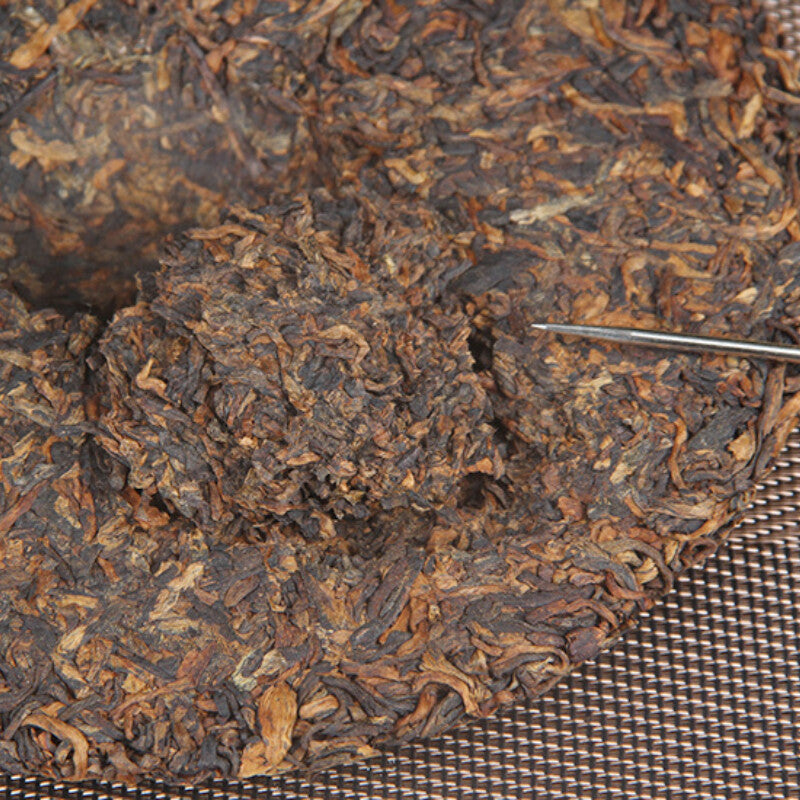 Pu-Erh Ripe Tea Cake First Class 2021 Spring Tea Chinese Black Tea Puer Tea 357g