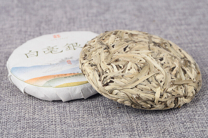 Baihao Silver Needle Yunnan White Tea Jinggu Baihao Big Bud Head 100g/cake