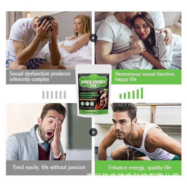 Herbal Enhancement Botanical Bag Tea Maca energy man Tea 40g