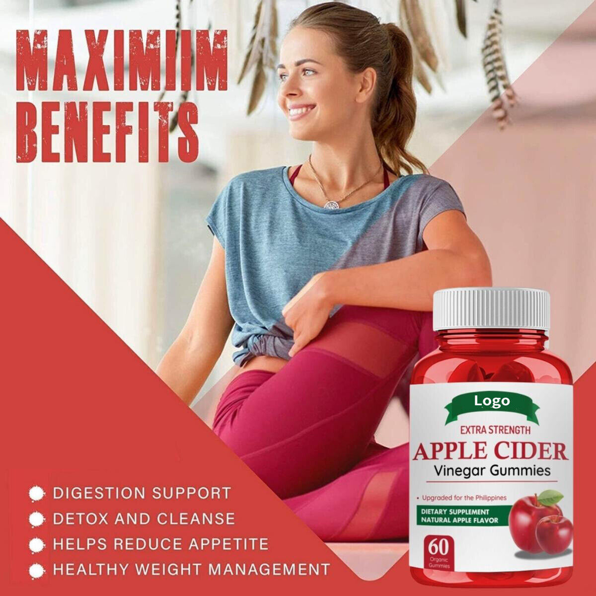 Apple Cider Vinegar Gummies Bear Shape APPLE CIEDR Gummies Health Care