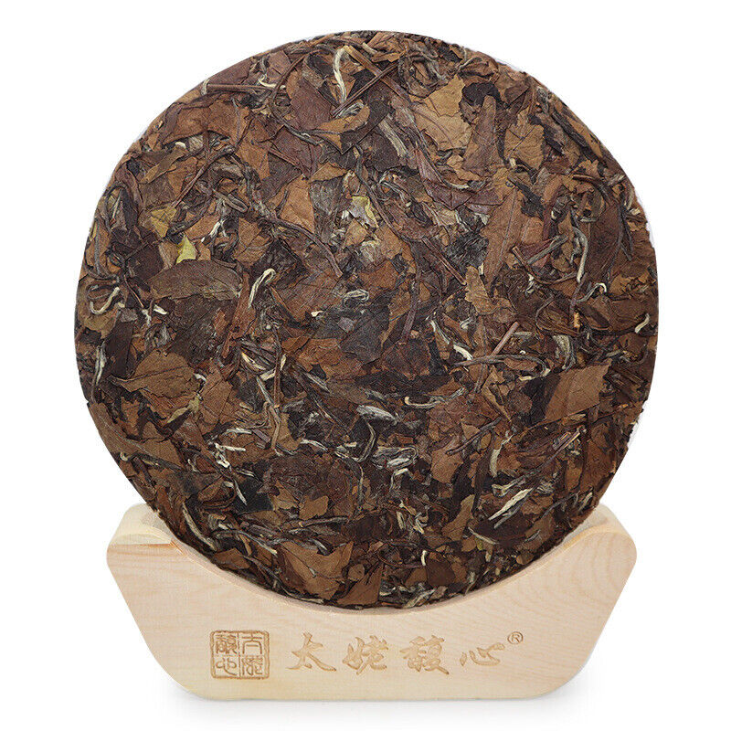HelloYoung 350G Fuding white tea cake Shoumei old white tea cake alpine taimushan vein tea