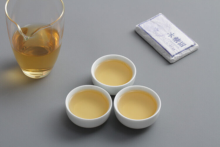 Yunnan Puerh Tea Iced Sugar Sweet Large Old Tree Puerh Raw Brick Spring Tea 45g