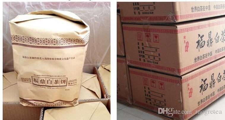 HelloYoung Fuding White Shoumei LaoBaiCha Wild Old White Tea Cake Natural Health Care 300g