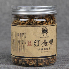 HelloYoung65g Yunnan Fengqing Dianhong Biluochun Tea Golden Screw Black Red Tea Green Food