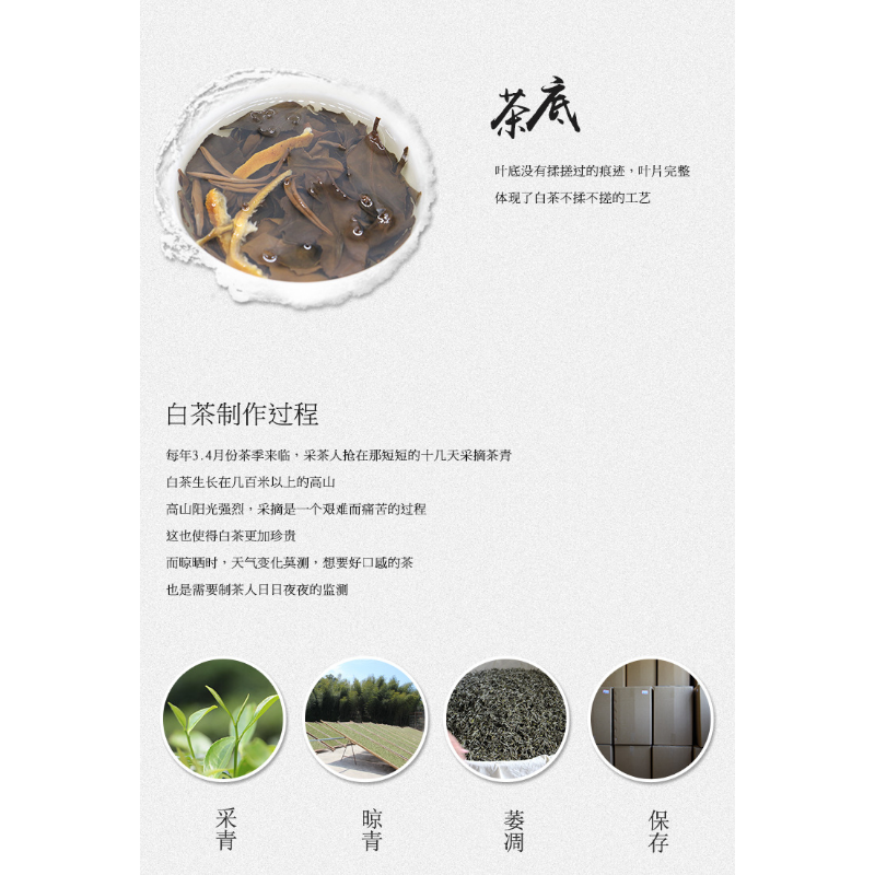 HelloYoung Pi Old White Tea Fuding White Tea Healthy Drink 150g High Quality Chen